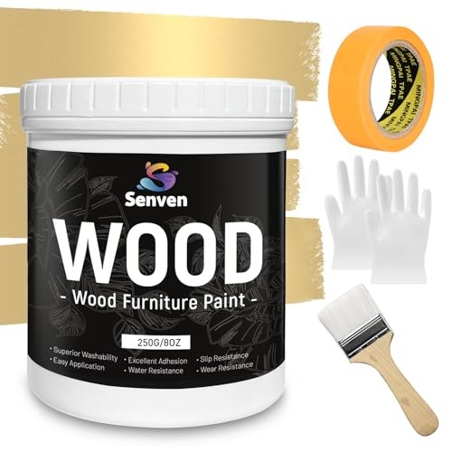 Metallic Acrylic Paint Antique Leaf Touch-Up Paint Kit 8 Fl Oz (Pack of 1) Gold