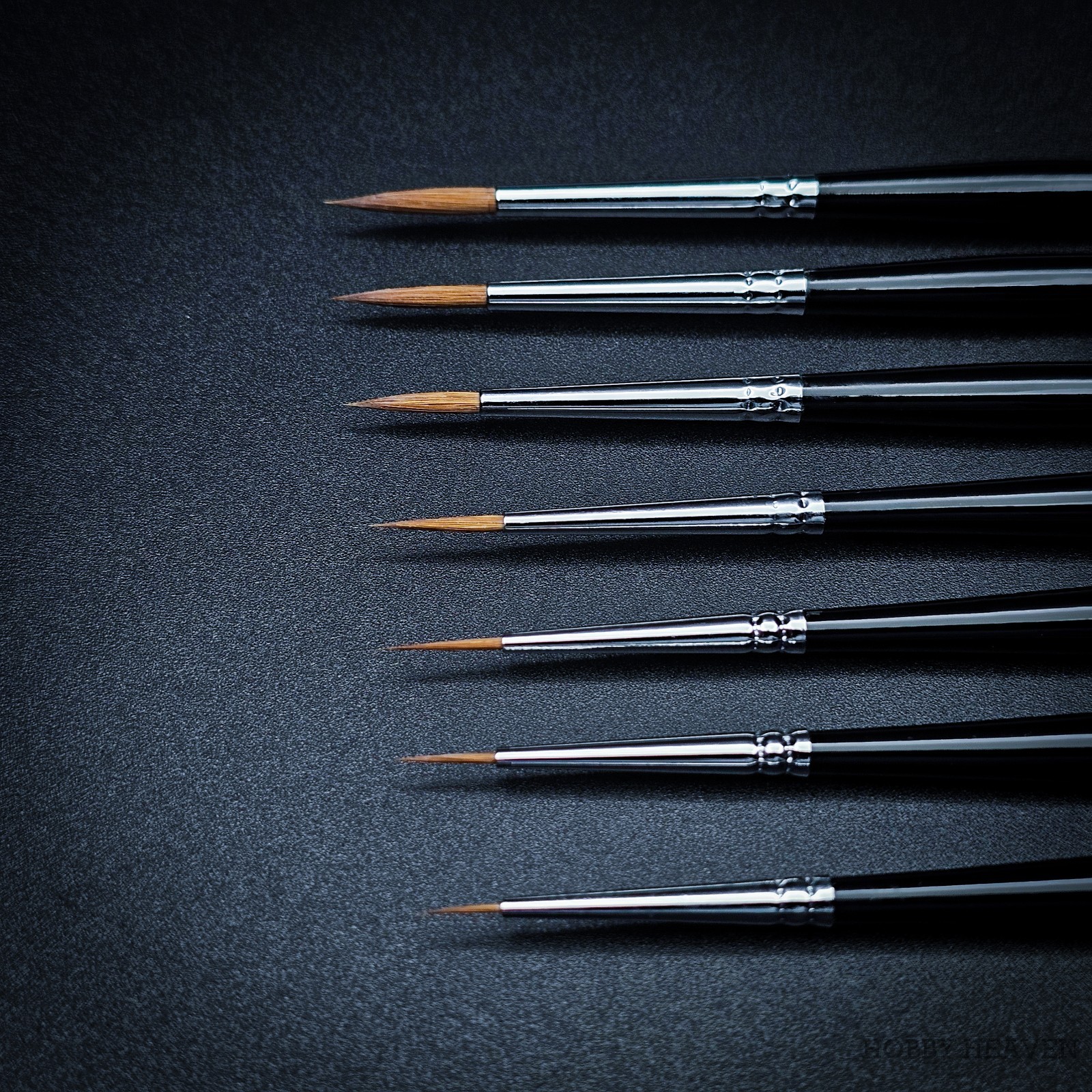Hobby Heaven Kolinsky Sable Series 3 Brushes Full Range Singles and Sets RM24