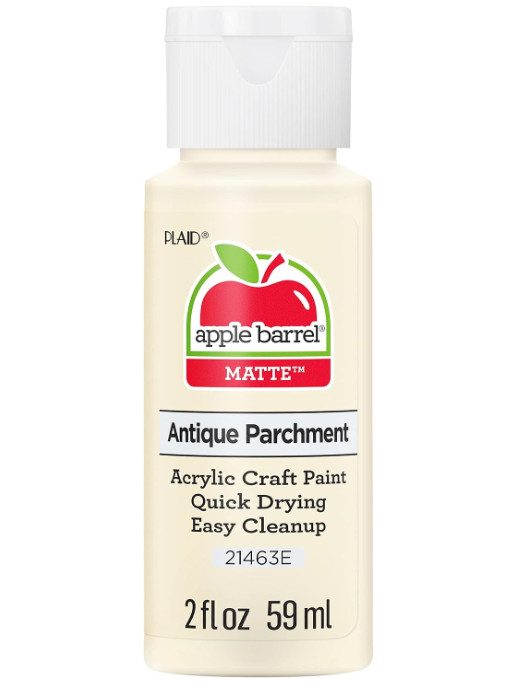 Pintura Acrílica 60ml Color Pergamino Antiguo Mate para Arte y Manualidades