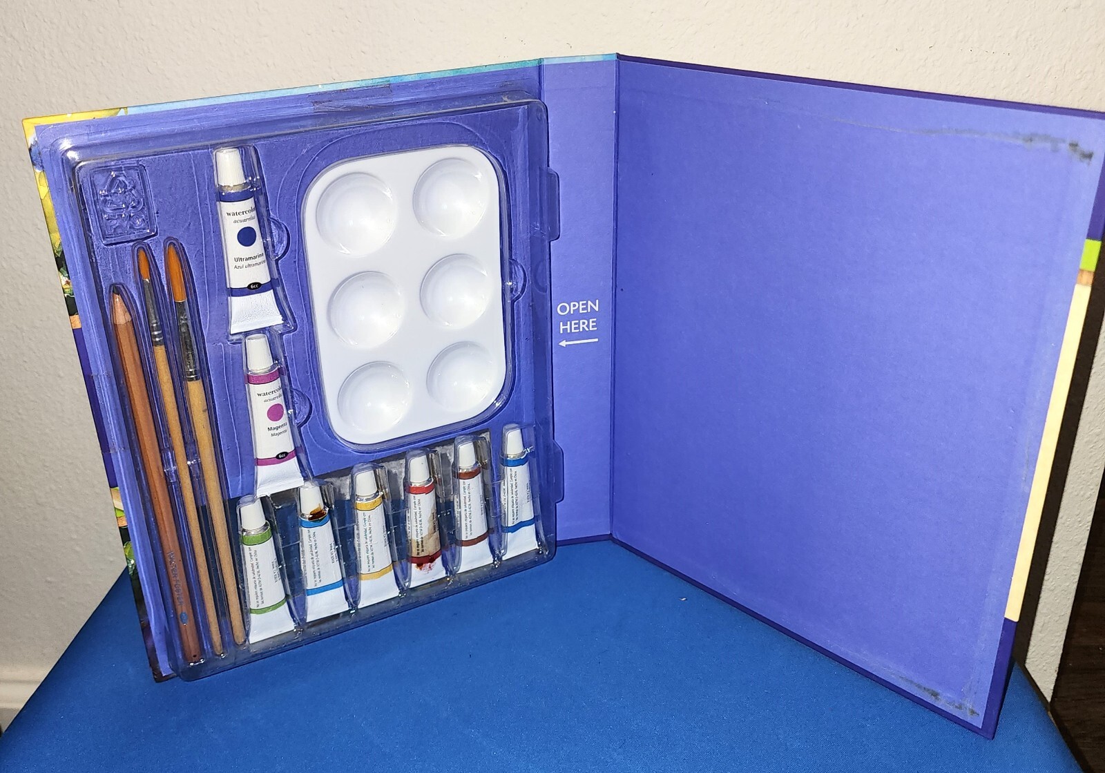 Watercolor Painting Kit Walter Foster 32 Page Project Manual PLUS Paint