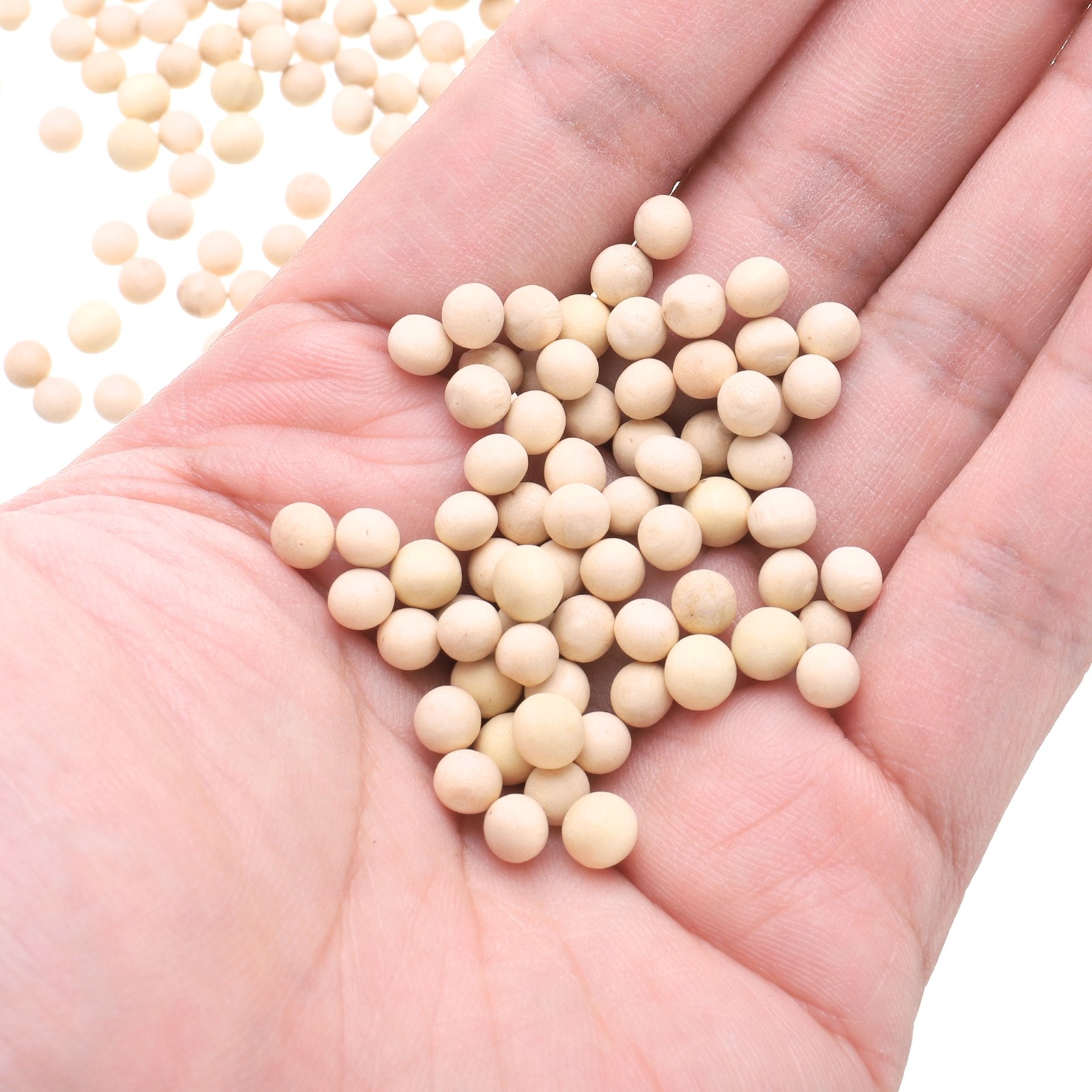 200 x Wooden Round Balls 1/4″ 6mm Unfinished Small Wood Balls