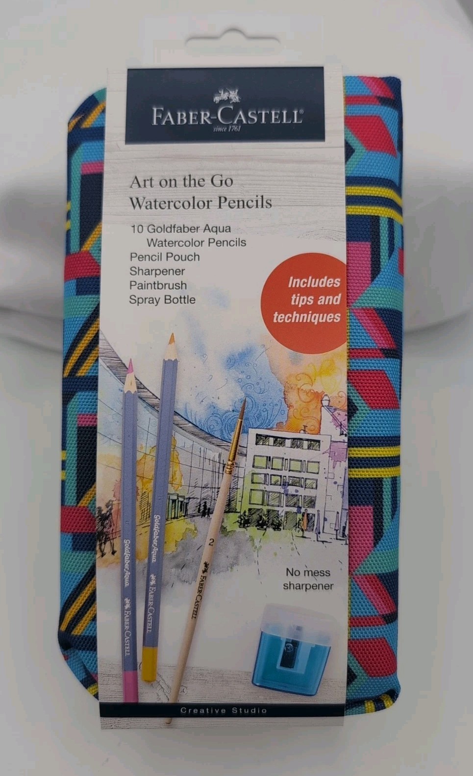 Faber-Castell Art On The Go Goldfaber Aqua Watercolor Pencil Set w/Pouch – NEW
