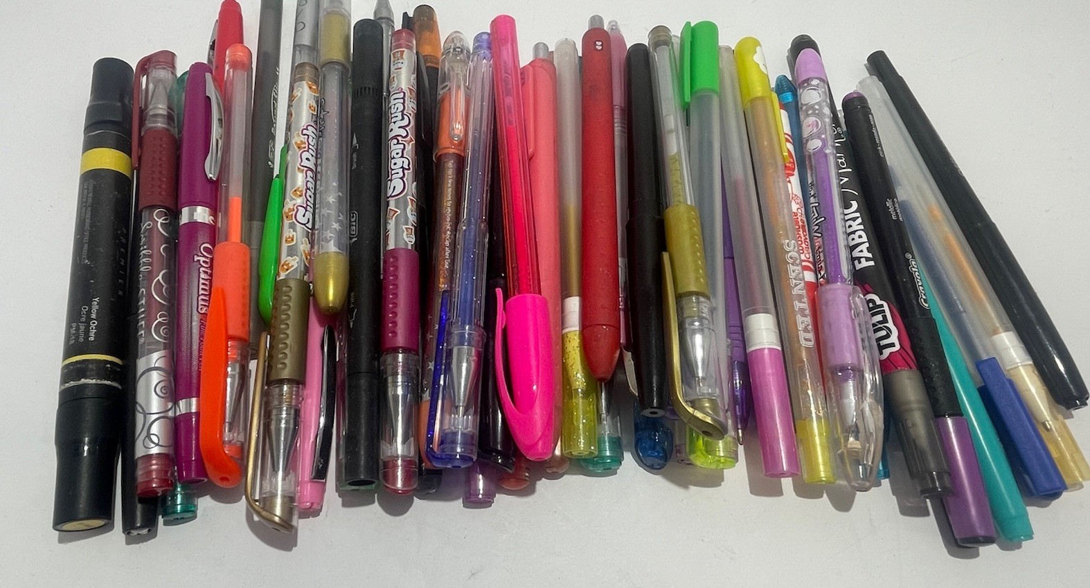Ink Pens Bundle 50 Pc Assorted Colors for Adults and Kids Smooth Writing