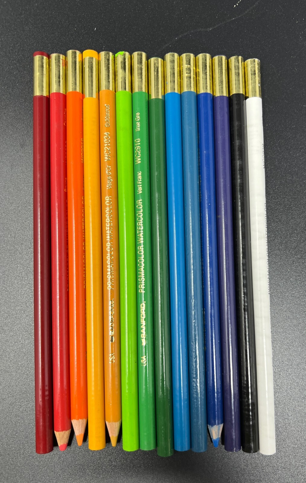 Sandford Prismacolor Watercolor Colored Pencil Lot – 14 Assorted Color Pencils