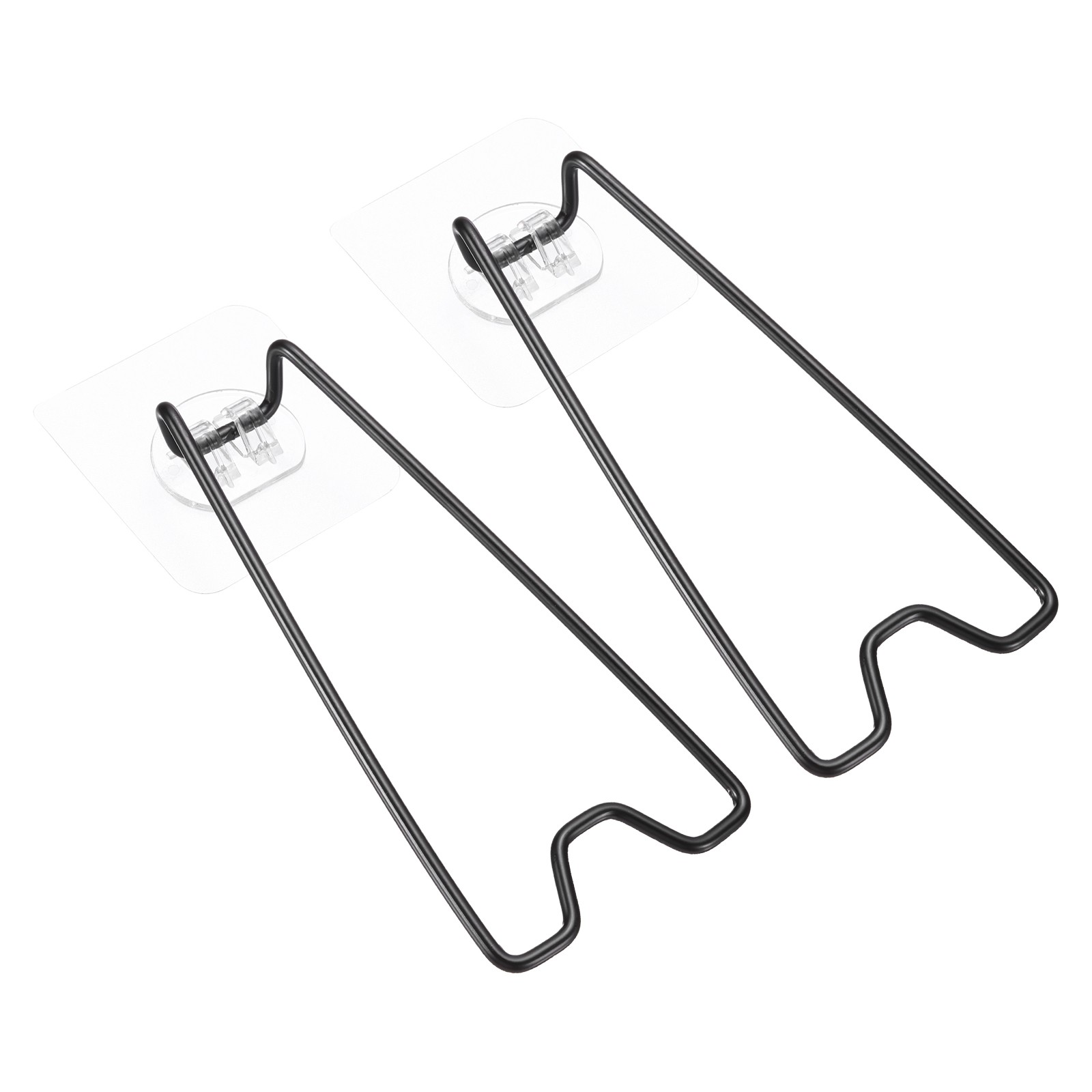 2Pcs 5.1″ Adhesive Easel Back Metal Picture Frame Back Stand Black
