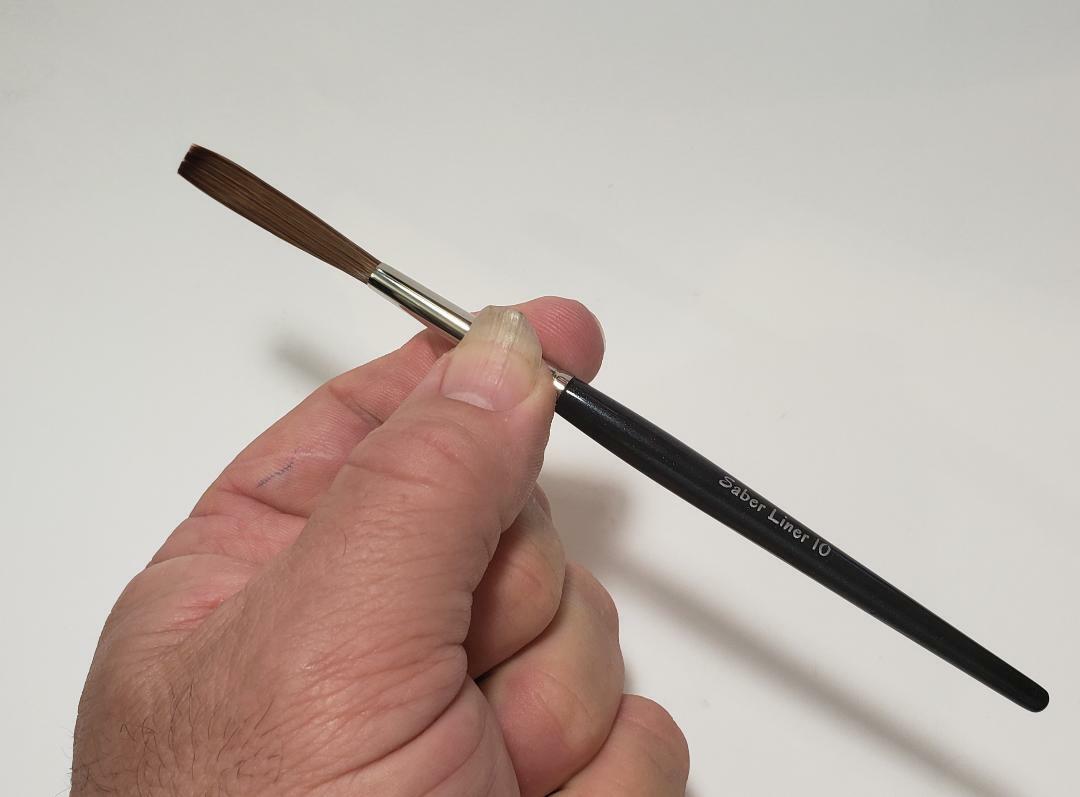 PROFESSIONAL # 10 Long Hair Quill – LETTERING BRUSH by Von Dago – *PRO’S KNOW*