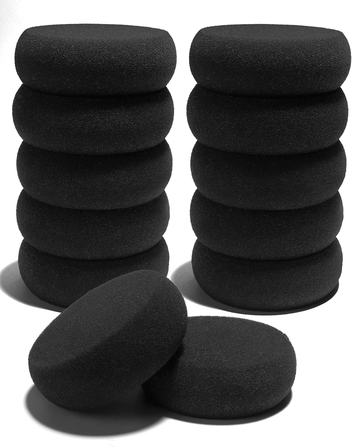 Round Sponges 12pcs 2.96inch Painting Sponges Synthetic Artist Sponges for Art C