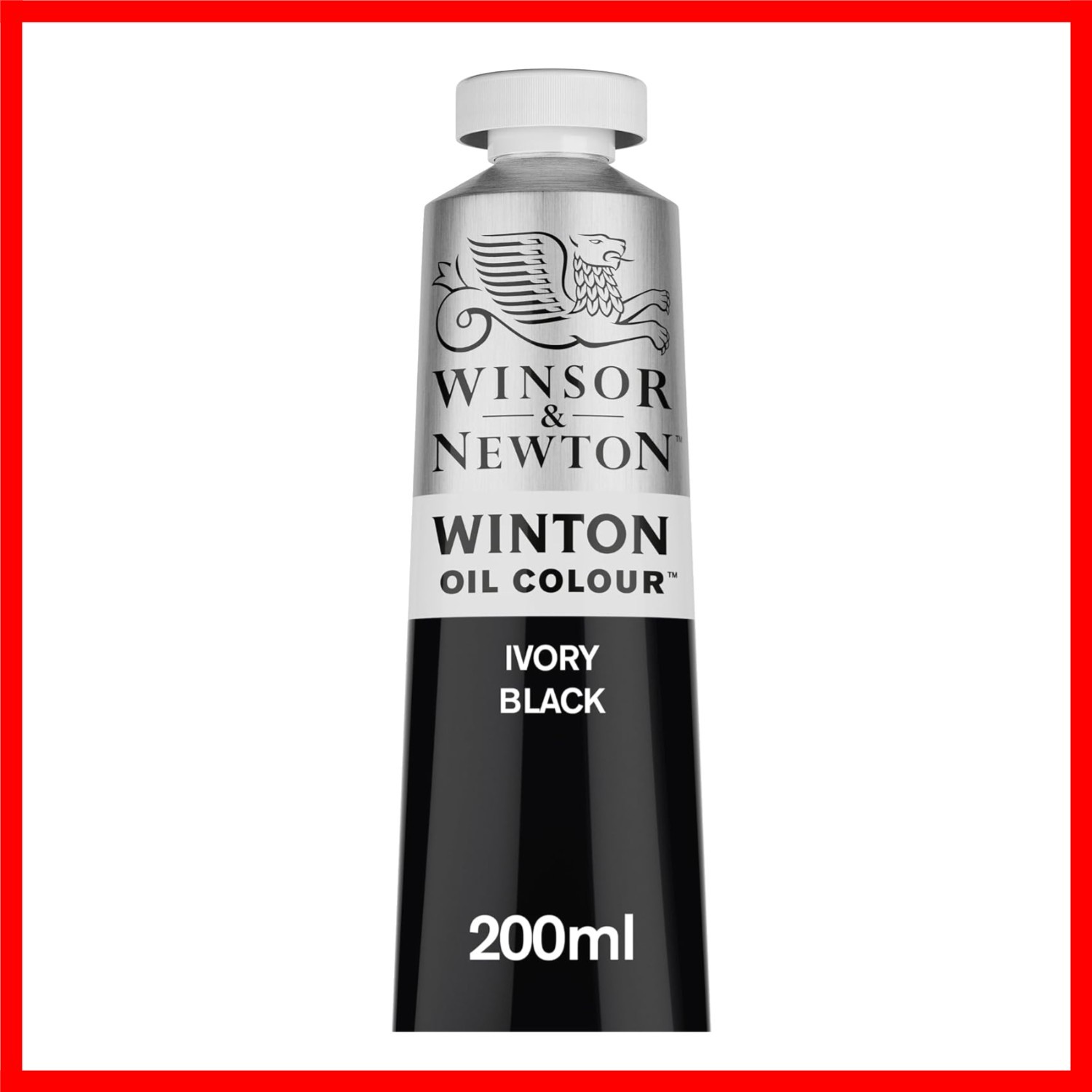Winton Oil Color – Ivory Black, 200ml Tube