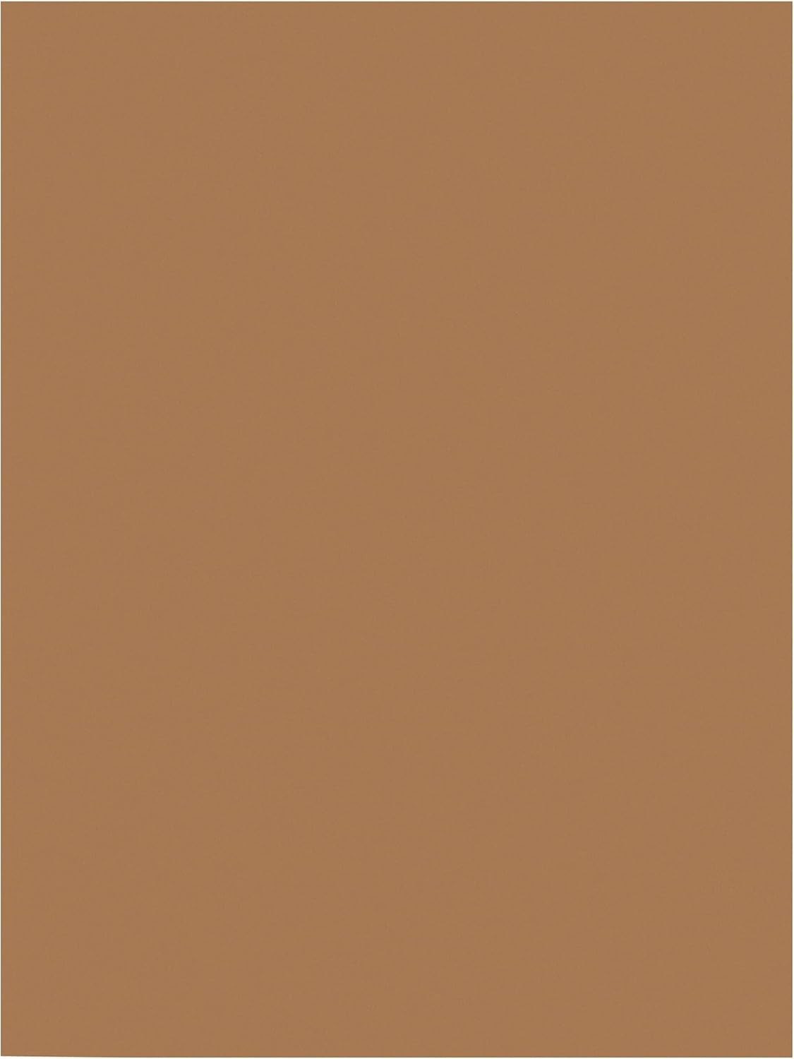 Light Brown Construction Paper, 50 Sheets, 9″ x 12″ for School Projects