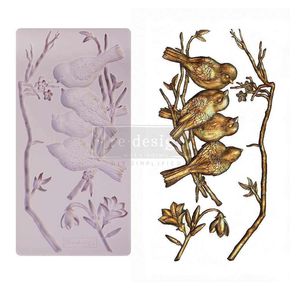 Avian Love | Decor Silicone Mould | Redesign with Prima