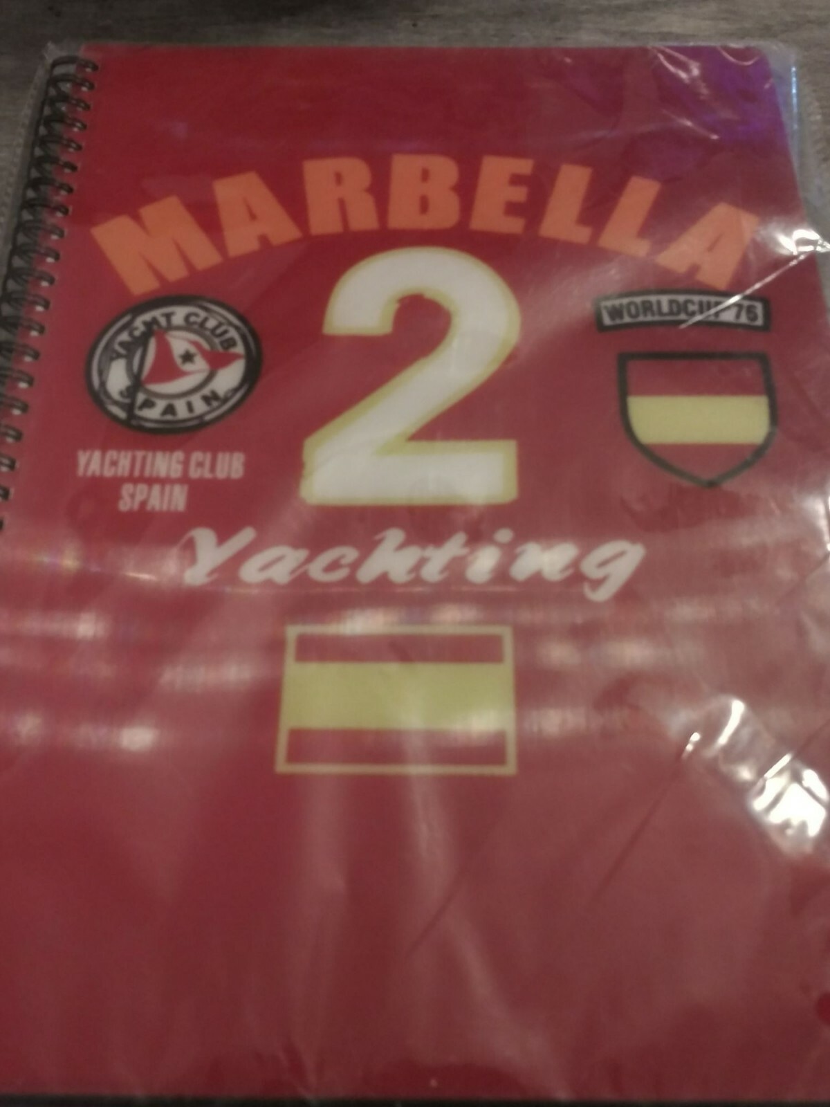 Marbella Yachting Club Spain College -Block A4 Kariert 80 Blatt 80 Gr. Paper New