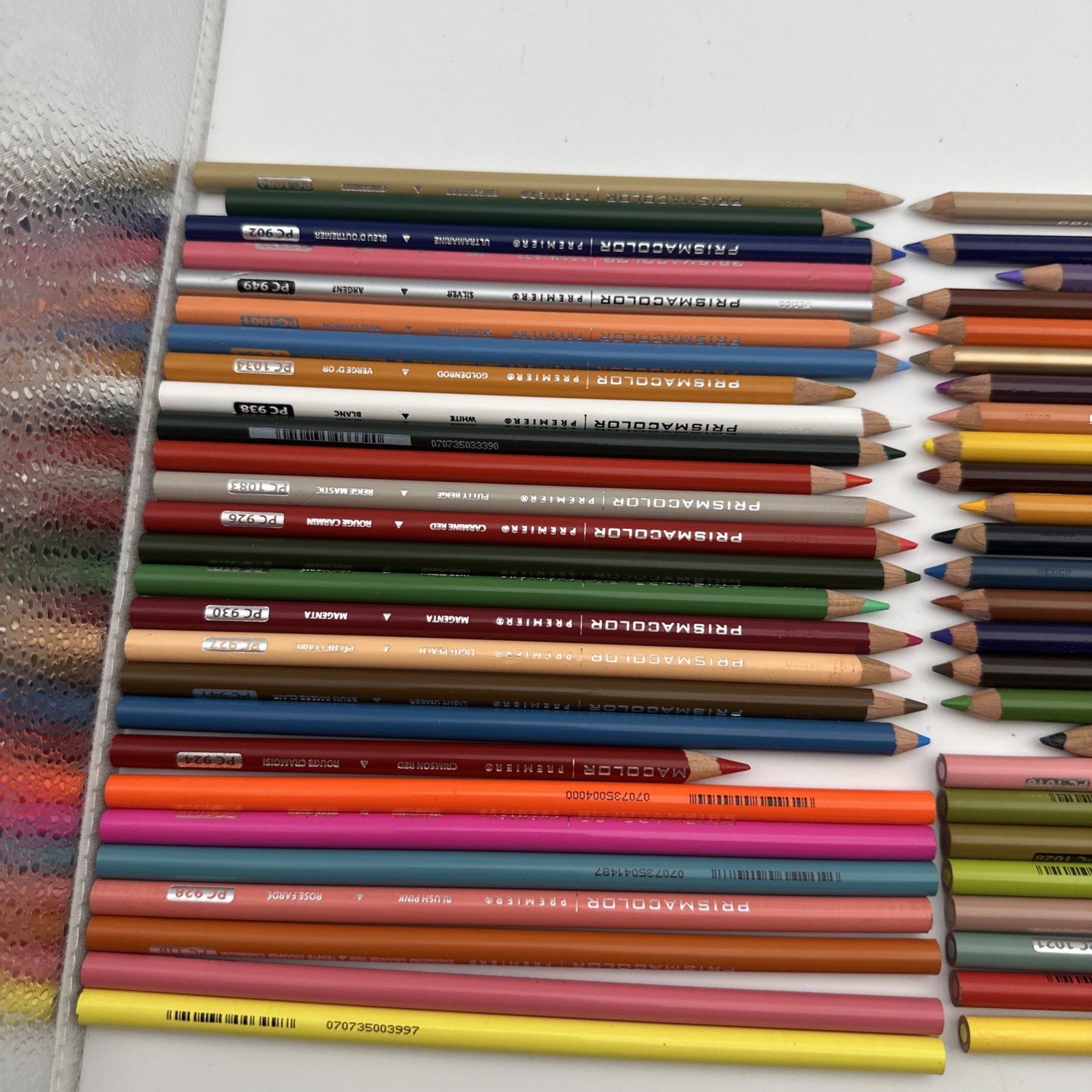 PRISMACOLOR Premier Pencils Lot Of 37, 14 New, 23 Used ~Short Is 5.5”-longest 7”