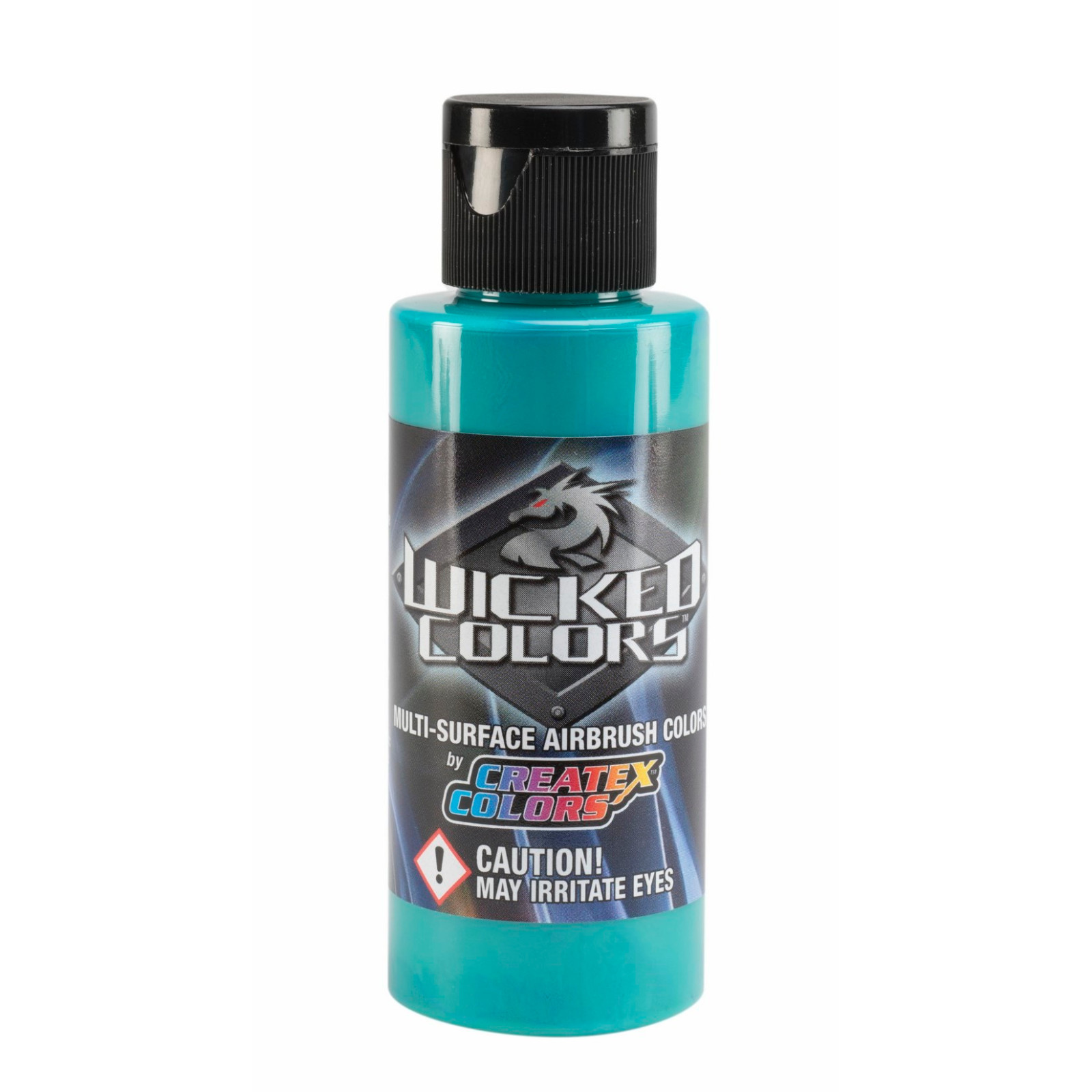 Createx Wicked Colors W019 Fluorescent Aqua 2oz. water-based airbrush paint