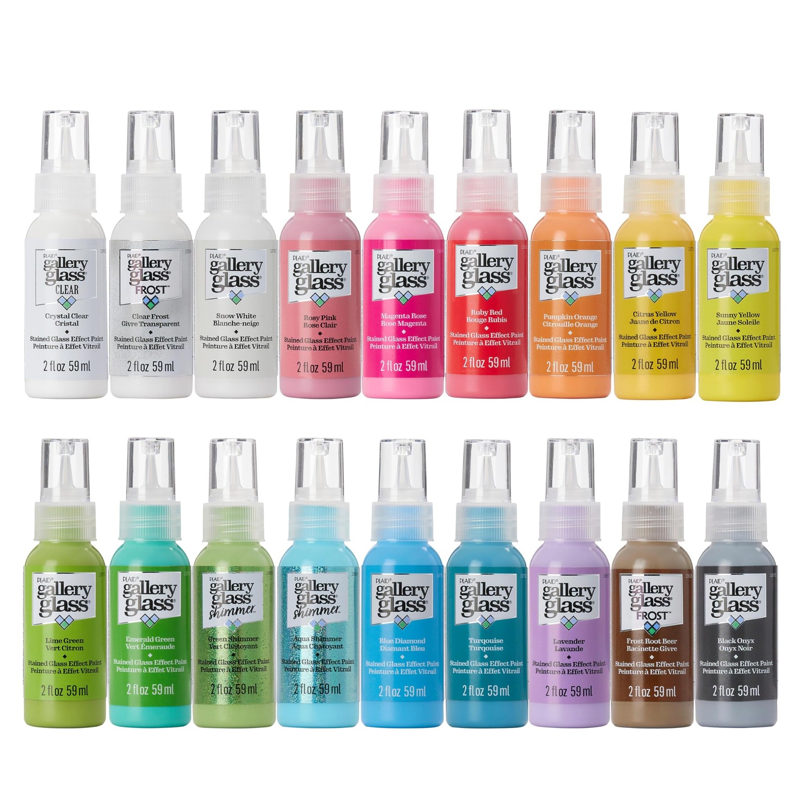Gallery Glass Window Acrylic Craft Paint Set Formulated to be Non-Toxic, Perf…