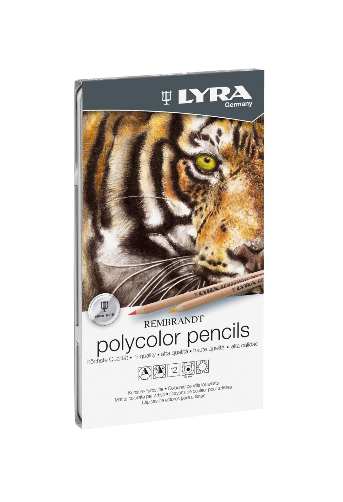 Lyra Rembrandt Polycolor Art Pencils Set Of 12 Pencils Assorted Colors 2001120