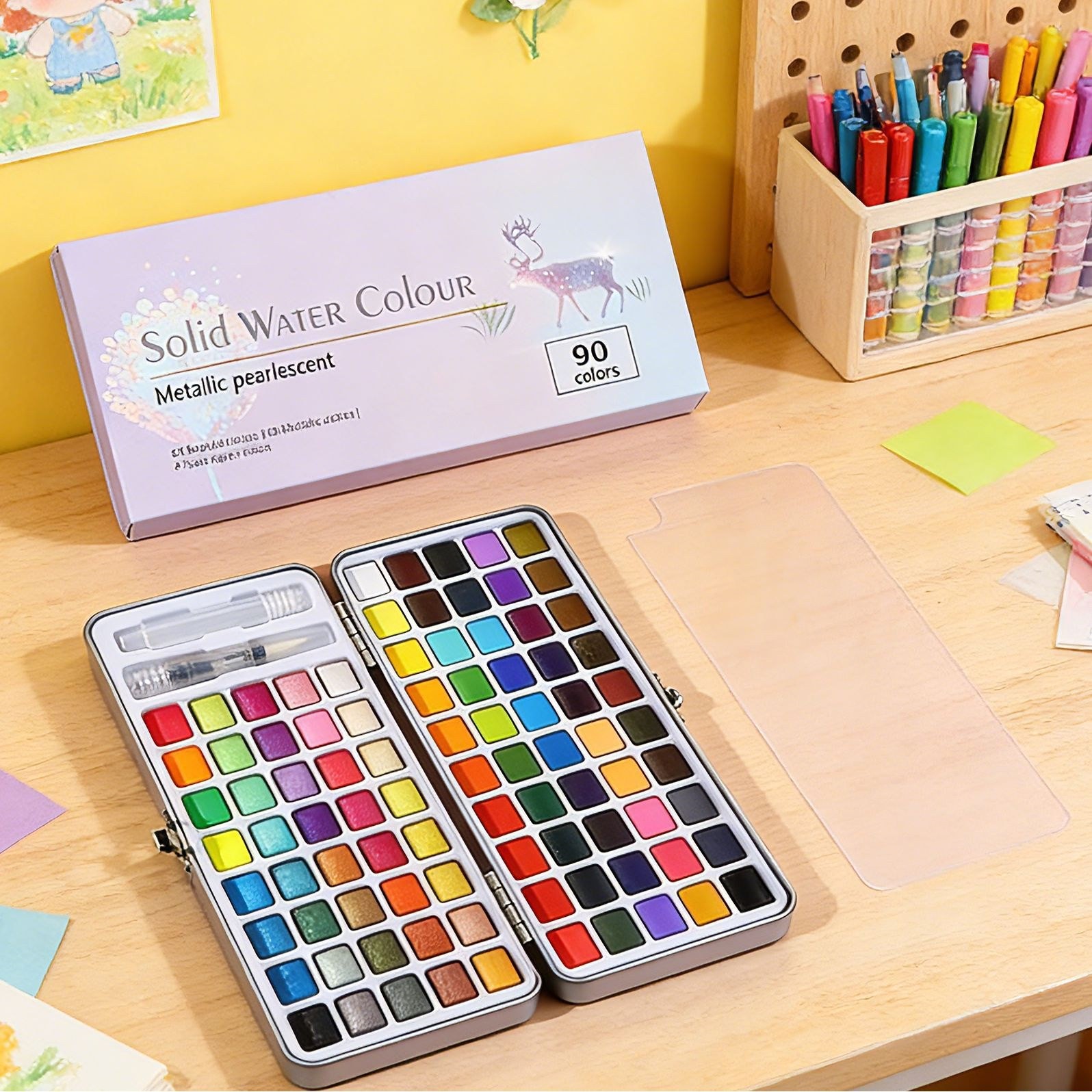 Unbranded Watercolor Portable Sketching Gouache Paint Set Art Supplies