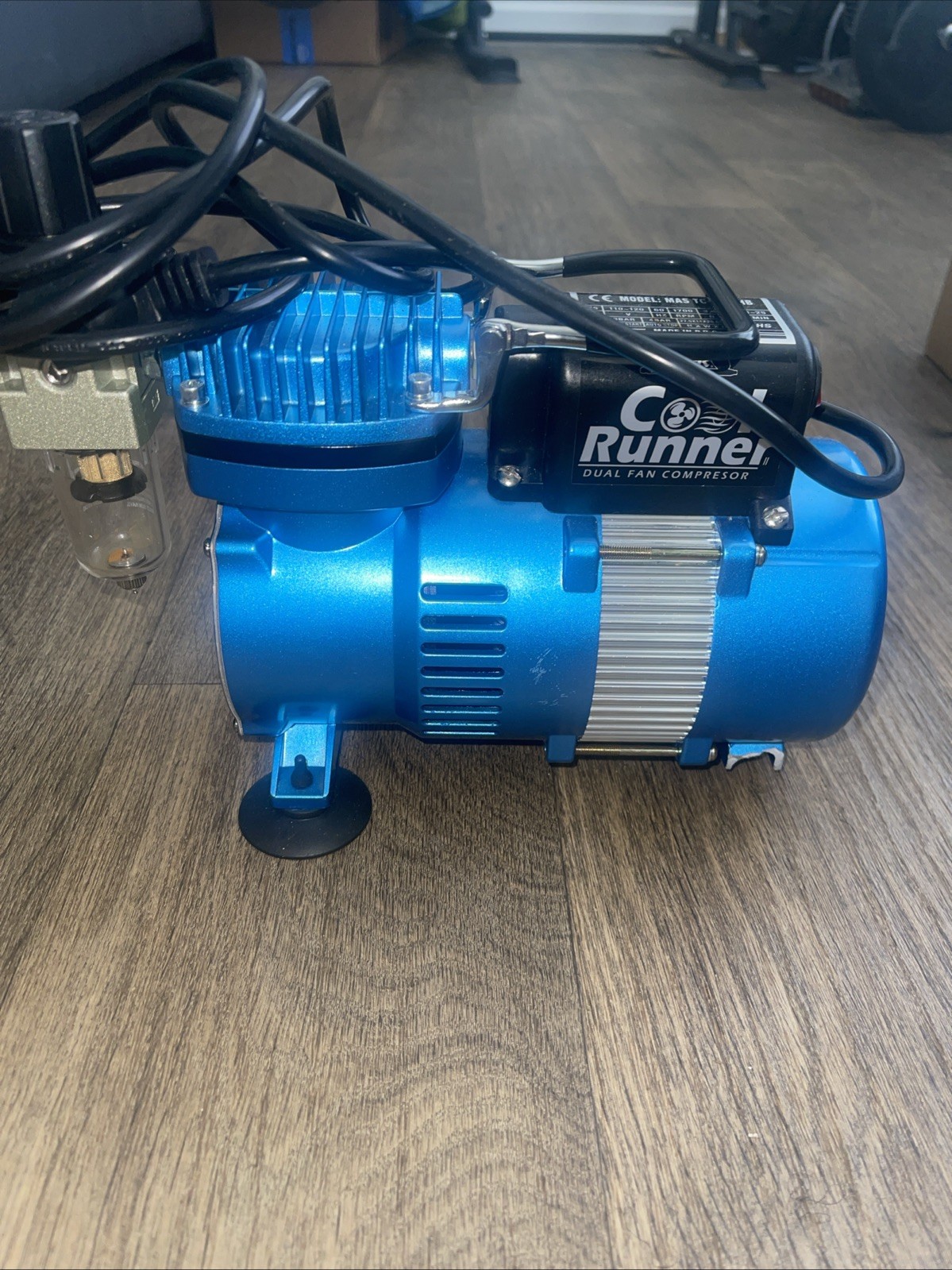Master Airbrush TC-320 Cool Runner II Air Compressor (One Leg Broken)