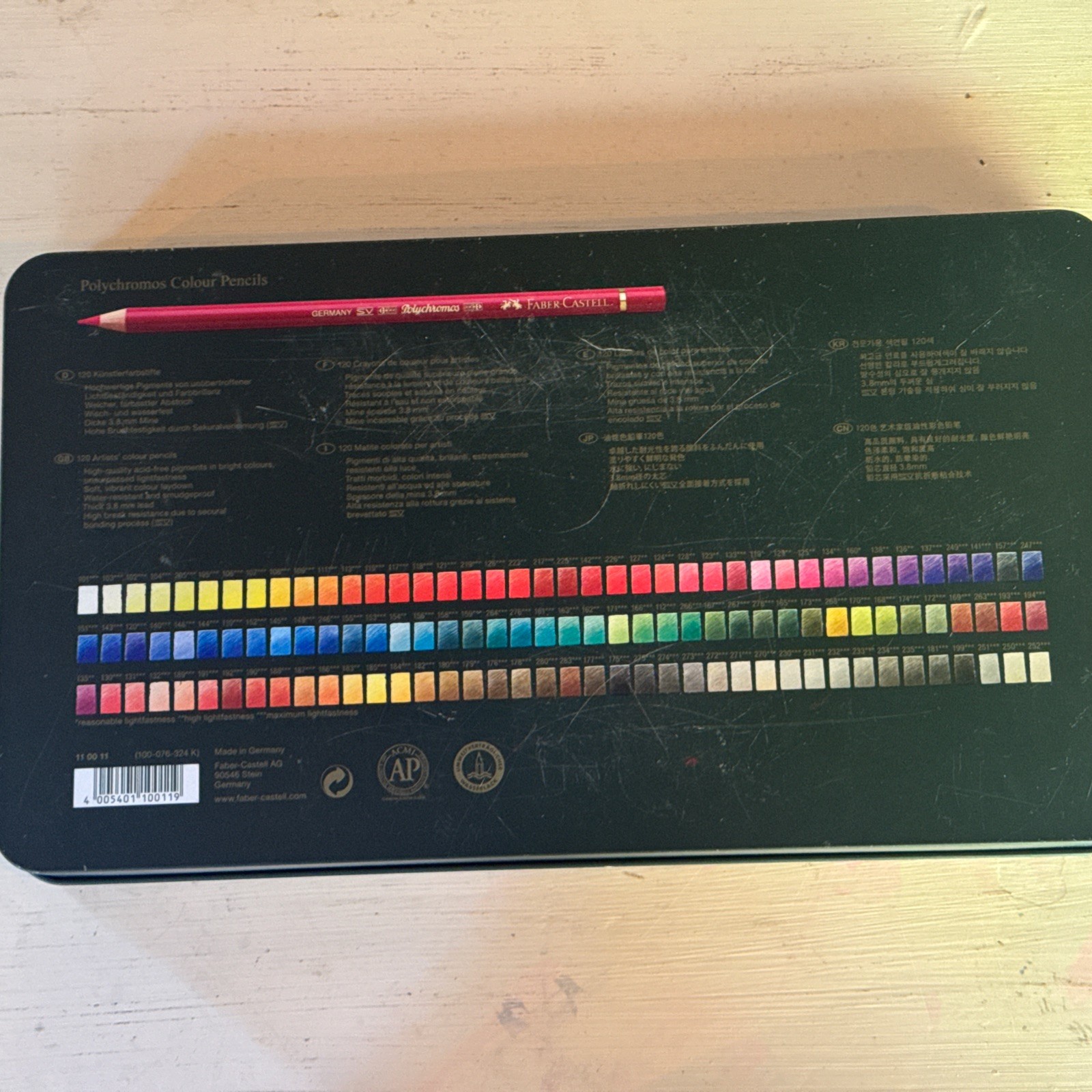 Faber-Castell Polychromos Artists’ Color Pencils 120 Colors 110011 Germany
