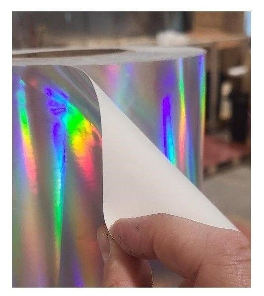 Rainbow Holographic Self-Adhesive Decal Sticker Vinyl 15″ inch by 50′ feet
