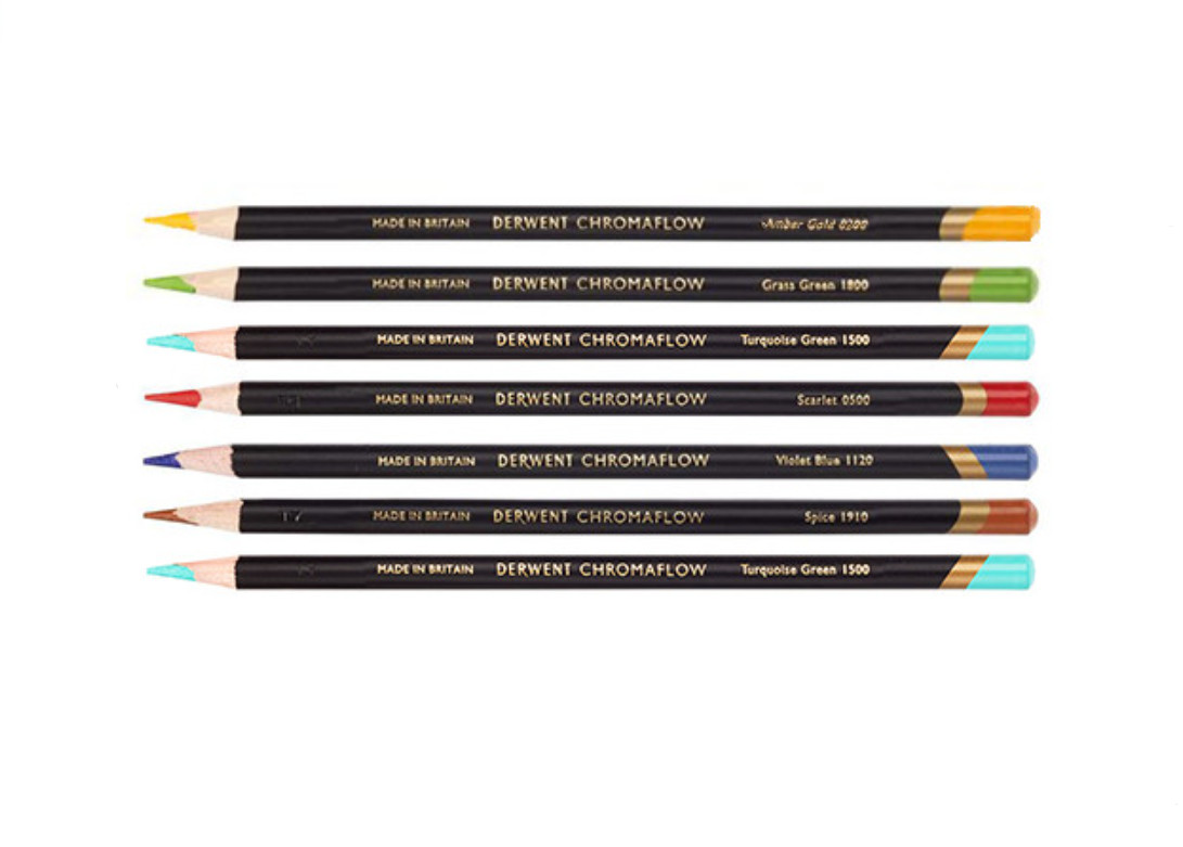 Derwent Chromaflow Color Pencils- Single pencil – Choose the color