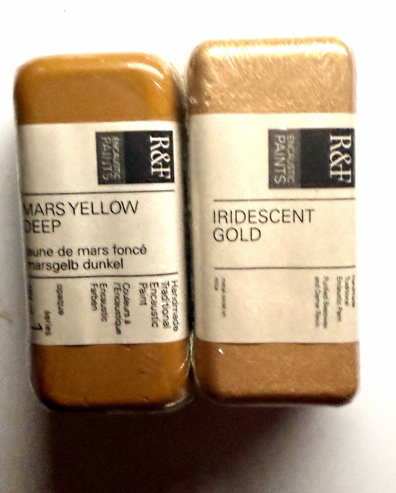 Lot of 2 R&F Handmade Encaustic Paints, 104 ml