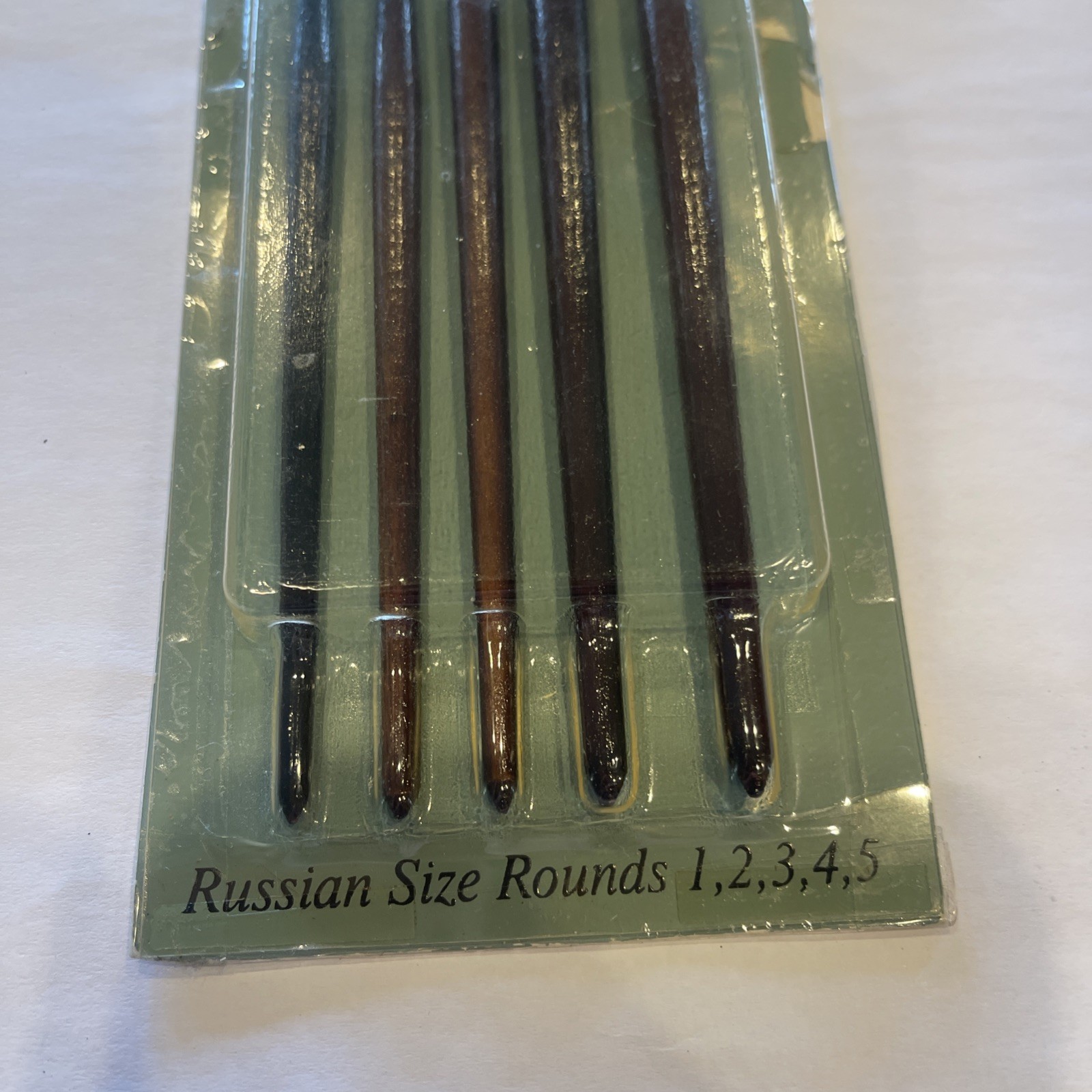 Yarka Kolinsky Sable Artist Brush Set Of 5 Sizes 1,2,3,4,5
