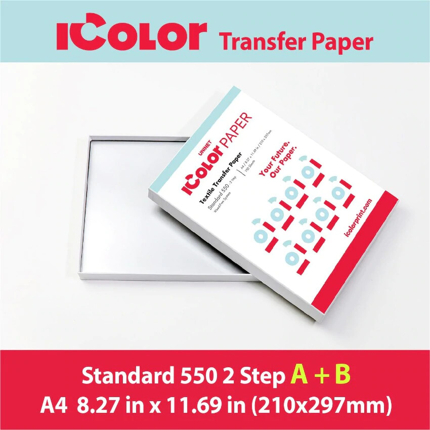 Uninet ICOLOR Standard 550 2 Step (A+B) 8.27″ X 11.69″ **FREE SHIPPING**