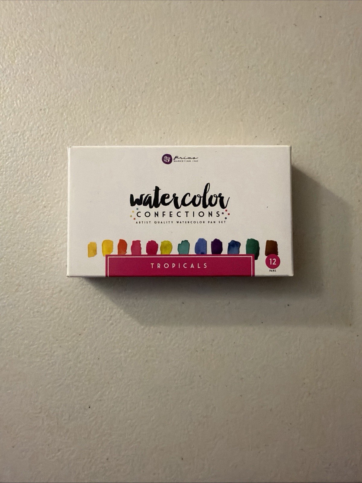 Prima Watercolor Confections Watercolor Pans 12pc Tropicals Artist Quality New
