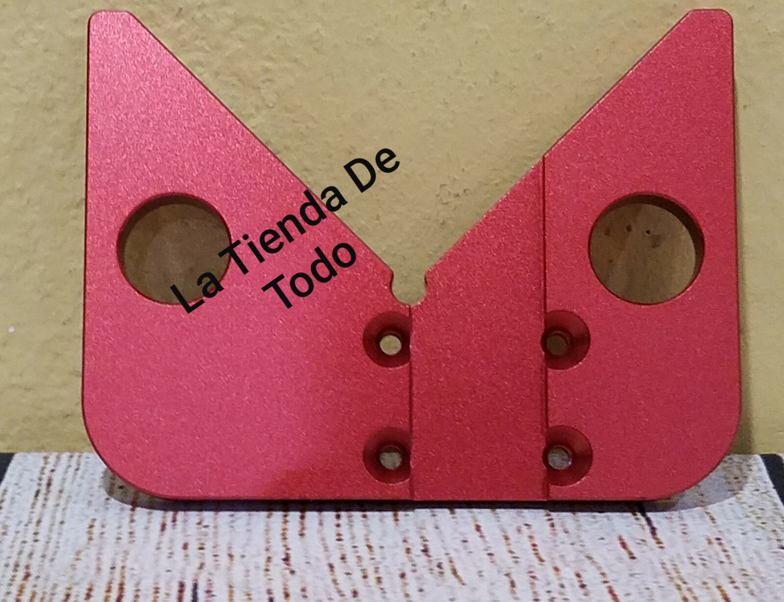 ALUMINUM ALLOY CENTER SQUARE SCRIBE MEASURER MEASURING TOOL READ