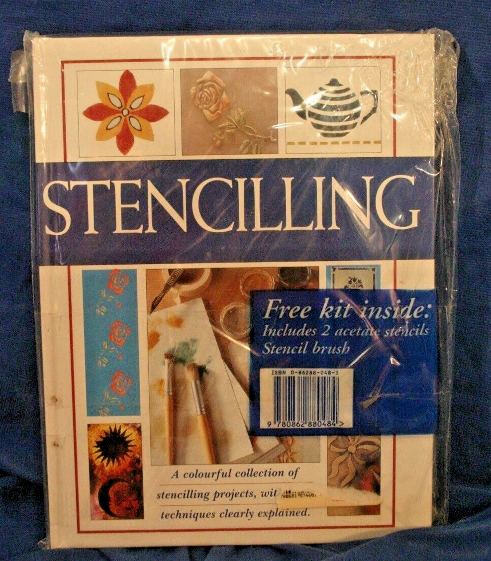 Stencilling A Colourful Collection of Stencilling Projects W/ Tecniques Explain