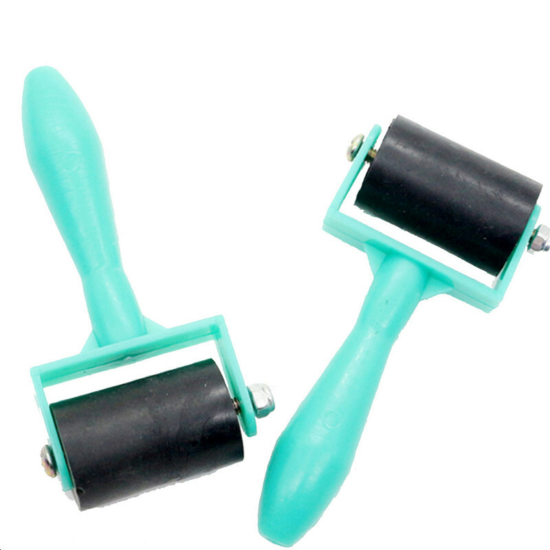 1Pc DIY Small 3.5cm Rubber Print Roller Print Brush Ink Art Oil Painting Tool