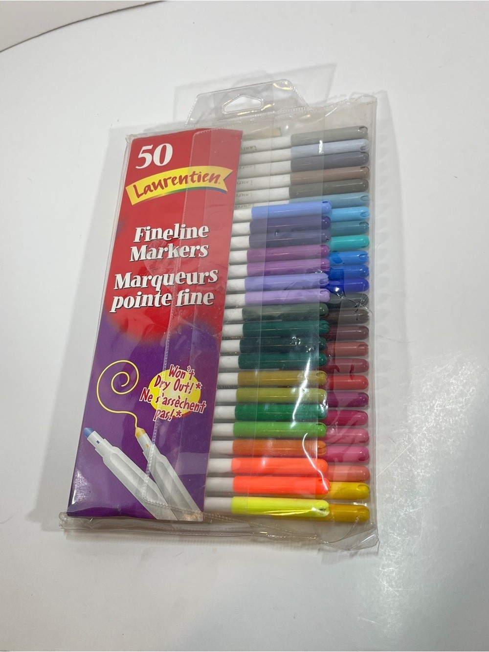 50 Pack (44) Vintage 2003 Laurentien Artist Fineline Markers Sanford Canada READ