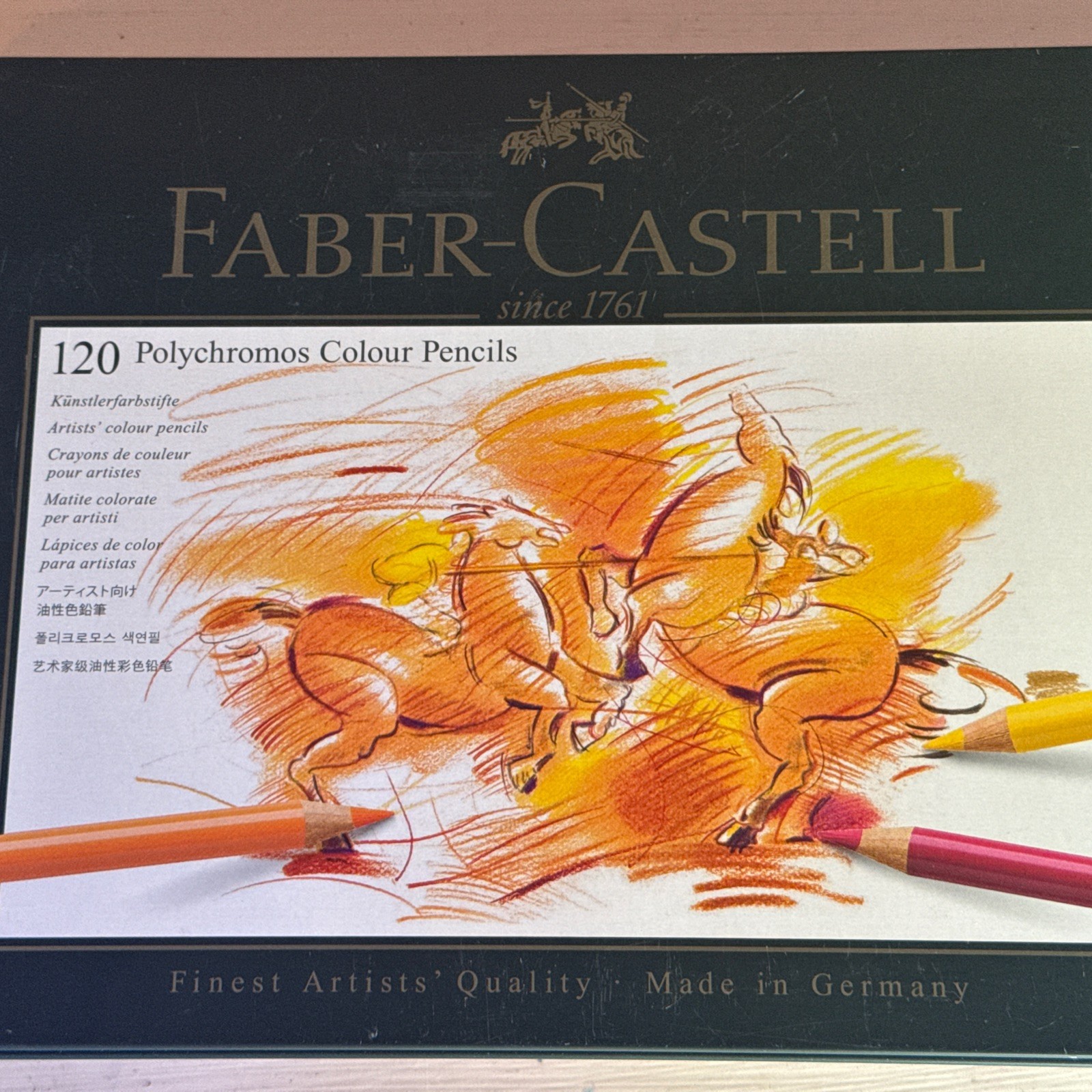 Faber-Castell Polychromos Artists’ Color Pencils 120 Colors 110011 Germany