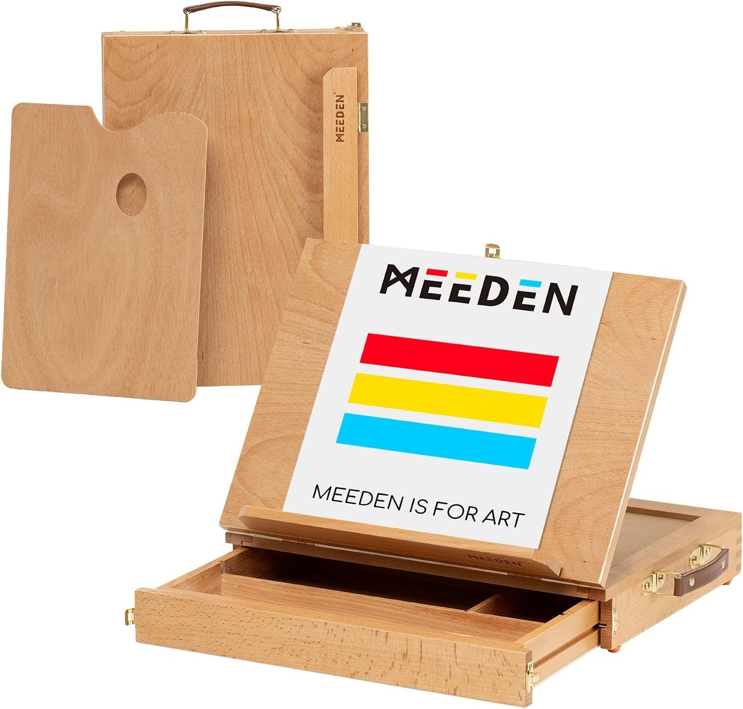 Adjustable Table Sketch Easel with Storage Drawer – Ideal for Artists & Students