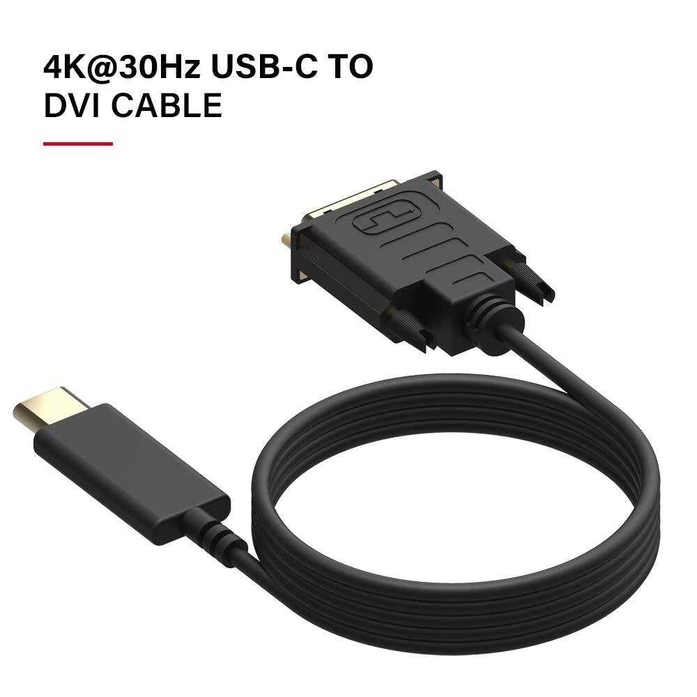 For Samsung Galaxy S10+ Lead USB 3.1 Type-C USB-C to DVI Adapter Cable 1080P HD