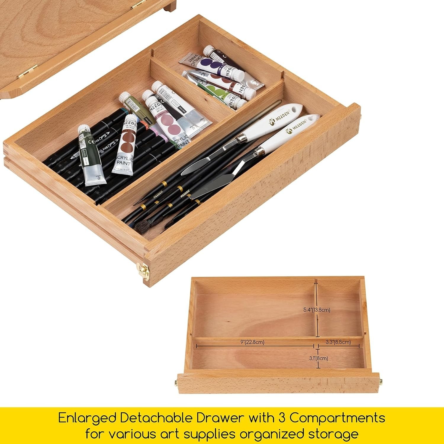 Adjustable Table Sketch Easel with Storage Drawer – Ideal for Artists & Students