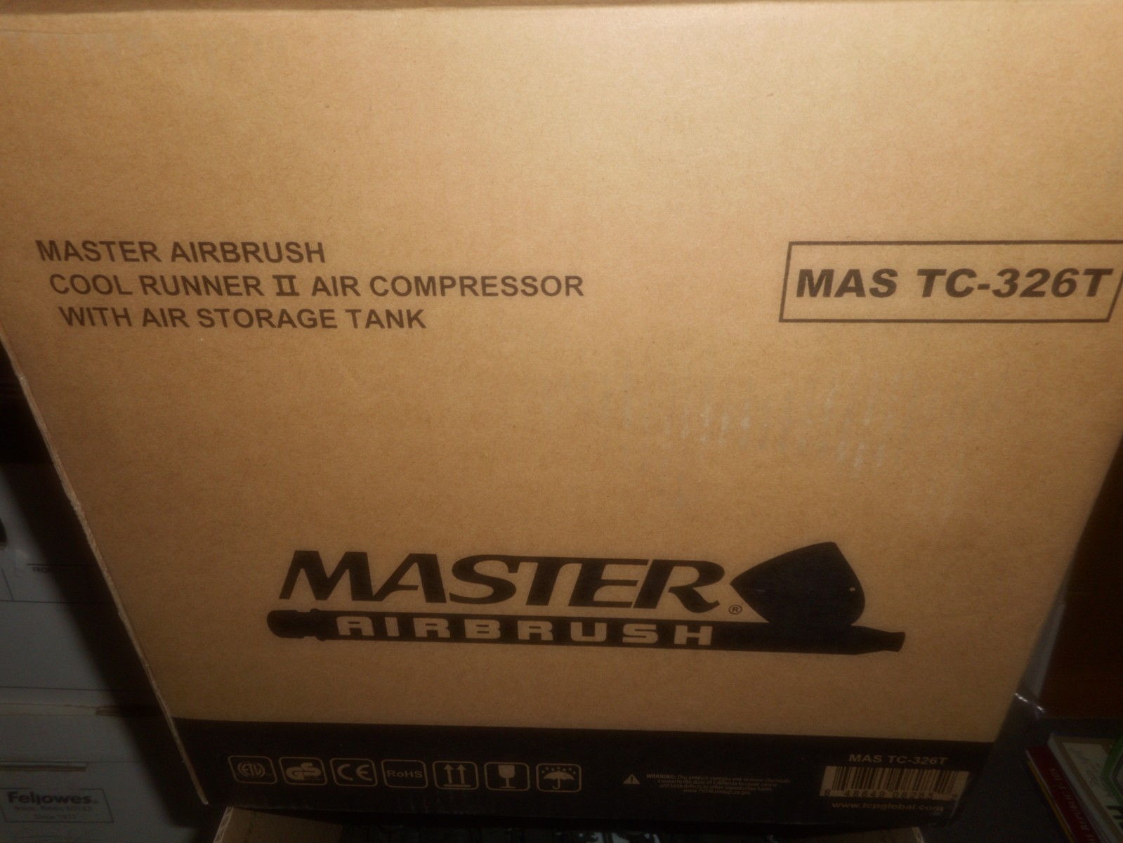 Master Airbrush Cool Runner High Performance Compressor w/ Air Tank, TC-326T