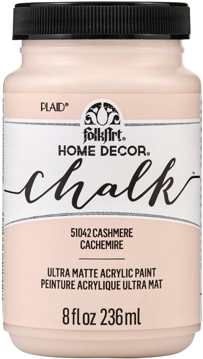 FolkArt, Cashmere Home Décor Chalk 8 fl oz 1 Count (Pack of 1),
