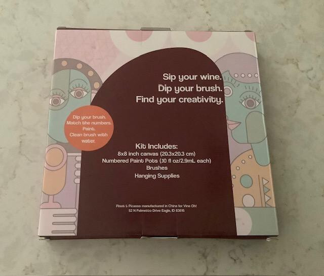 NEW IN BOX, PINOT & PICASSO PAINT BY NUMBER PAINTING KIT- FULL KIT AGES 13+