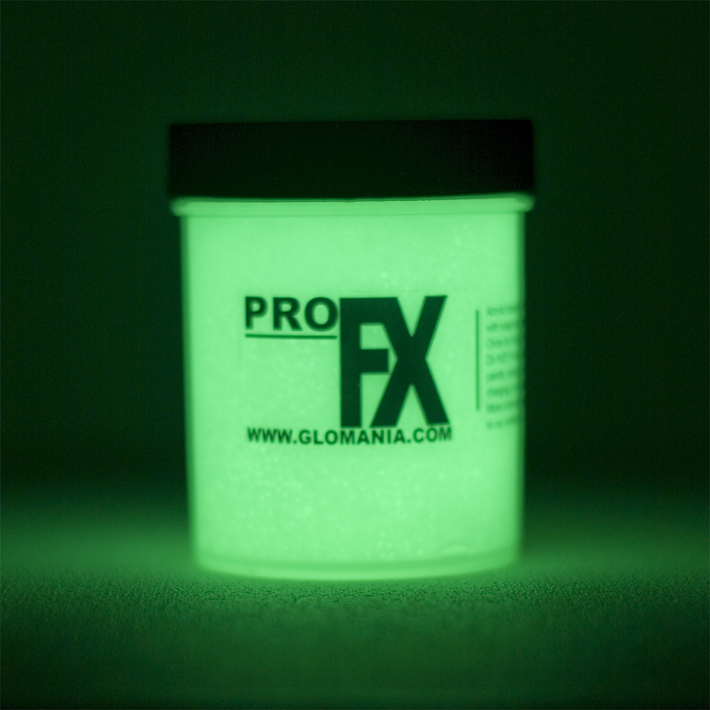 GREEN Glow in the dark paint 4 oz pot , luminescent, star ceiling , cosmic paint