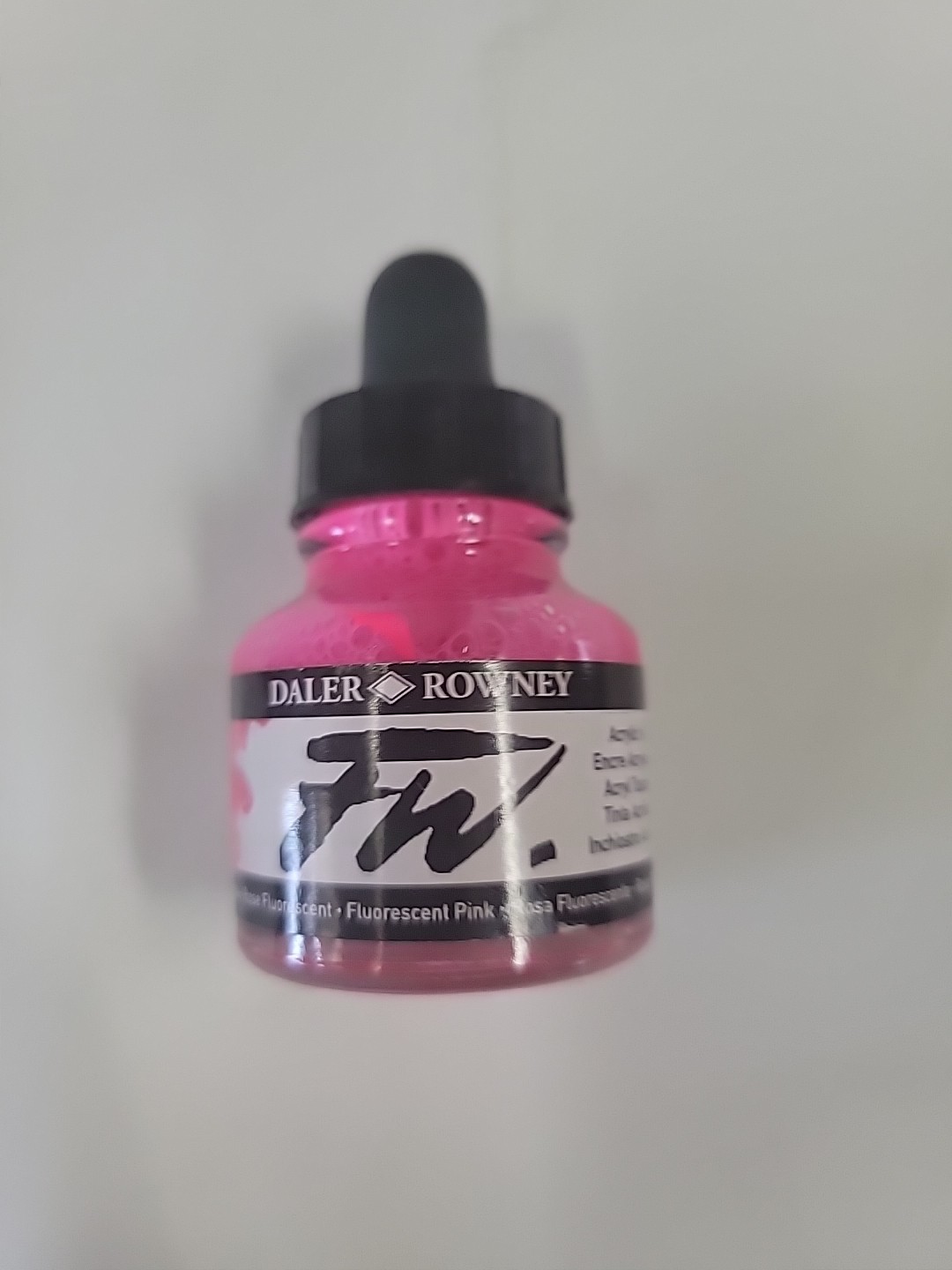 Daler-Rowney FW Acrylic Ink Bottle Fluorescent Pink