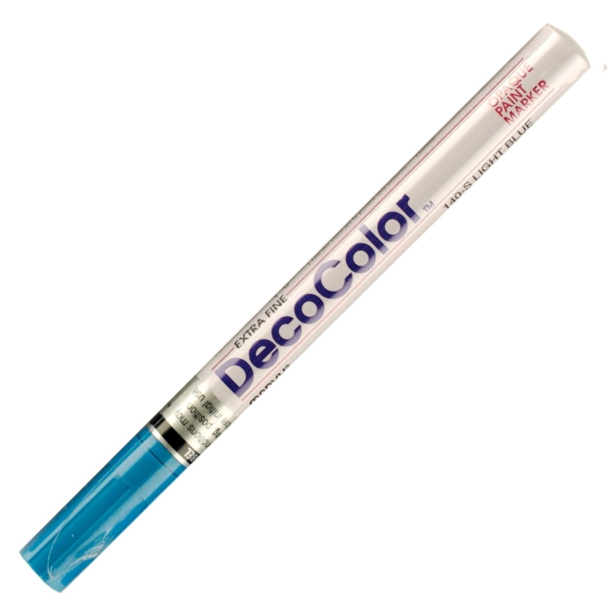 140-10 Marvy DecoColor Paint Marker, Extra Fine Tip, Light Blue Ink, Pack of 1