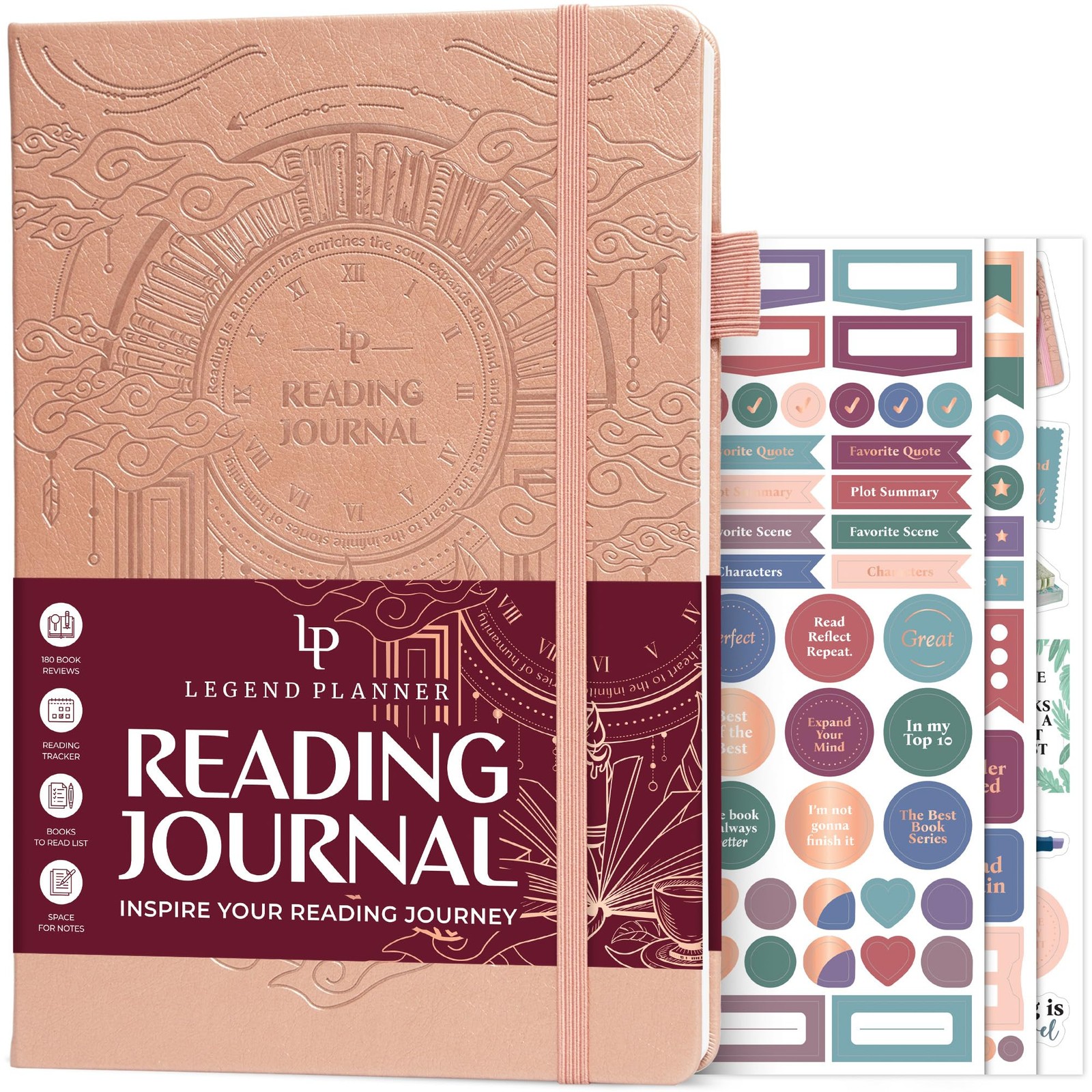 Legend Reading Journal for Book Lovers – Reading Log Tracker for Adults & Kid…
