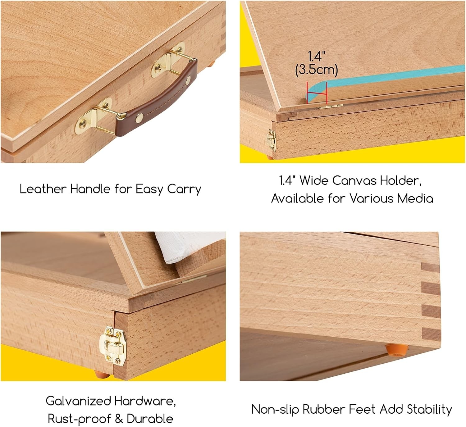 Adjustable Table Sketch Easel with Storage Drawer – Ideal for Artists & Students