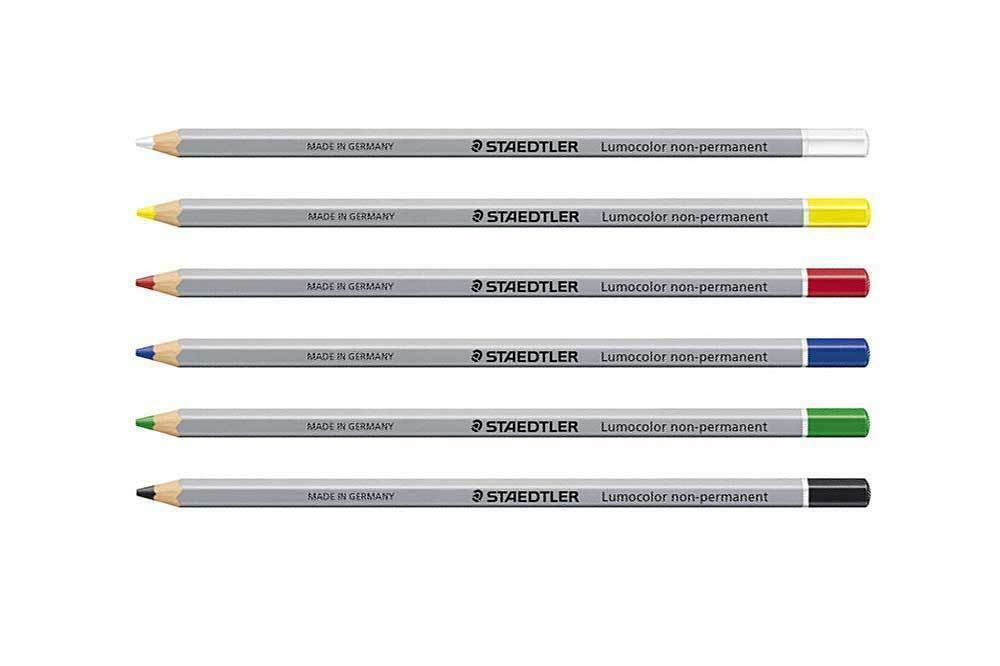 Staedtler Lumocolor Non-Permanent Omnichrom Art Pencil Box of 12 Choose Color