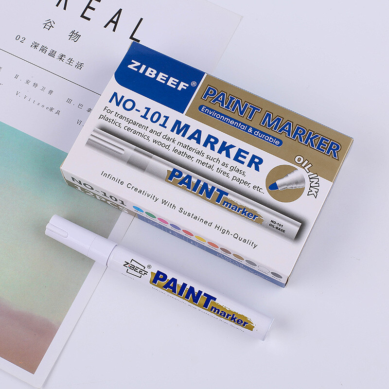 Waterproof Permanent Paint Marker Pen for Car Tyre Tire Tread Rubber Metal Wood