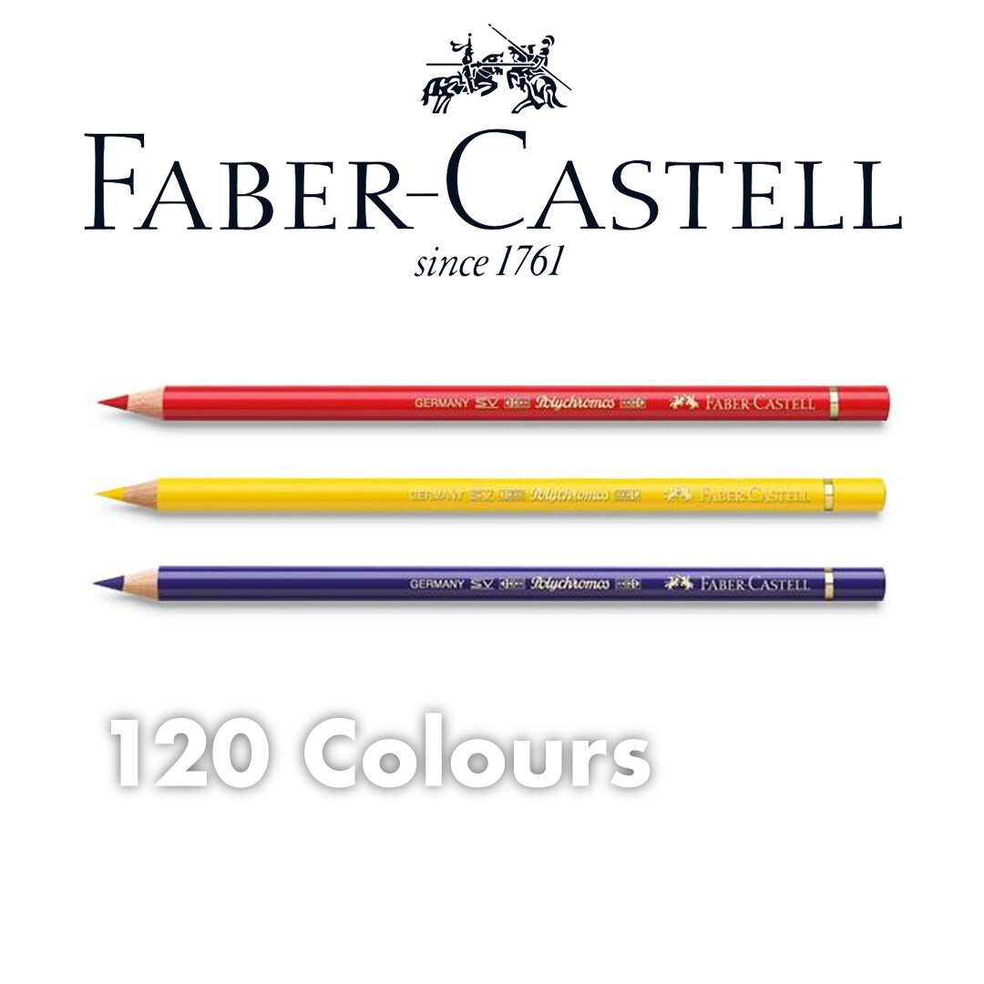Faber-Castell Polychromos Soft Colour Pencils 120 individual colours
