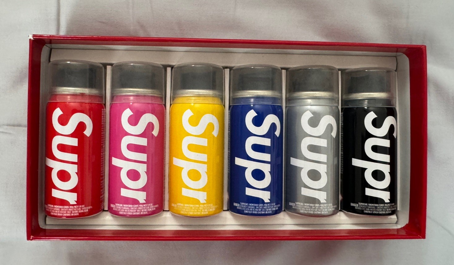 Supreme Montana Spray Paint Cans Mini Can Multicolor – New in Bag