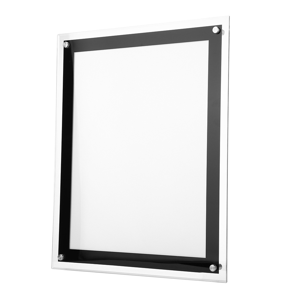 High Brightness A3 LED Light Box Snap Frame Backlit Board Menu Indoor Decor