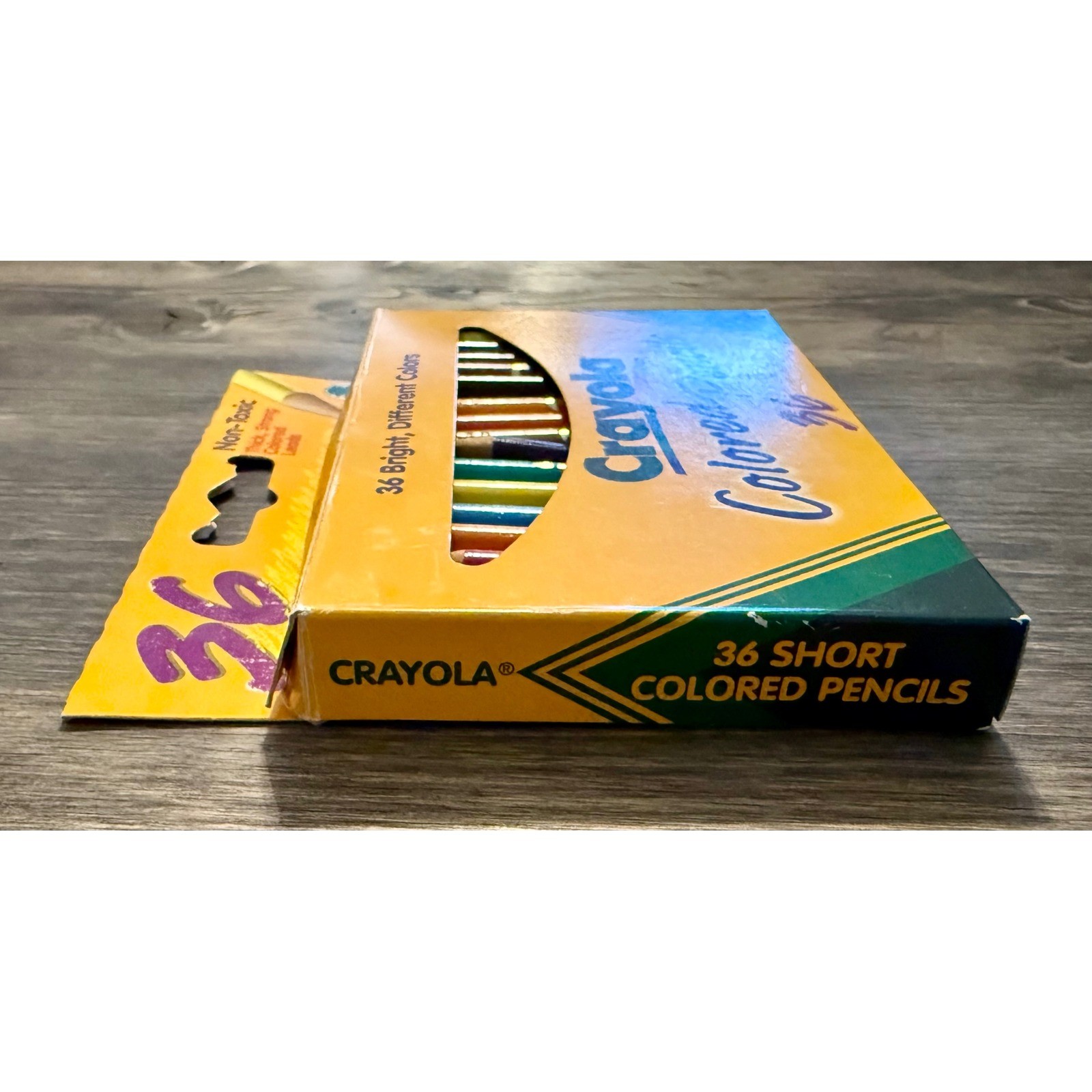 Crayola Colored Pencils 36 Count Short Multicolor Good Vintage 1997 Art Supplies